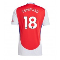 Arsenal Takehiro Tomiyasu #18 Domáci futbalový dres 2024-25 Krátky Rukáv